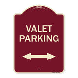 Valet Parking with Bidirectional Arrow