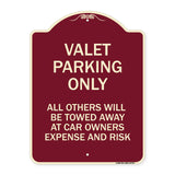 Valet Parking Only All Others Towed