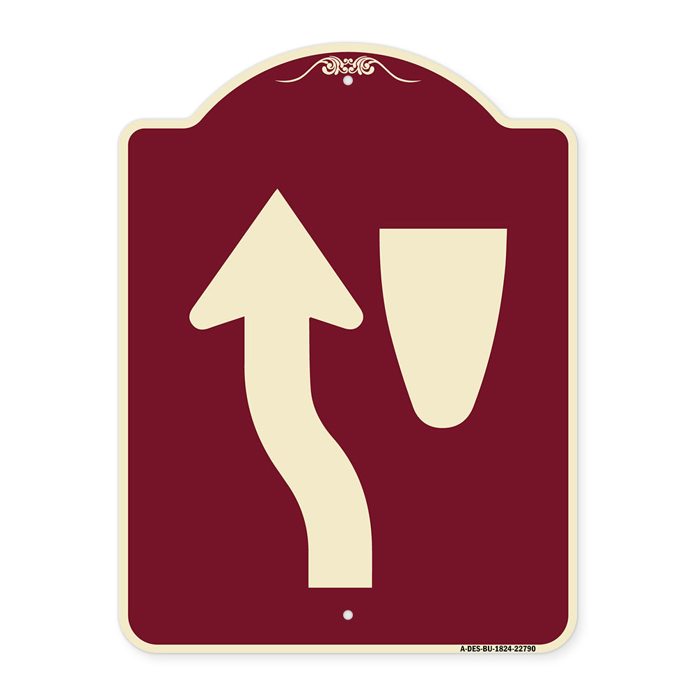 Traffic Sign Keep Left Symbol
