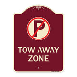 Tow Away Zone (No Parking Symbol)