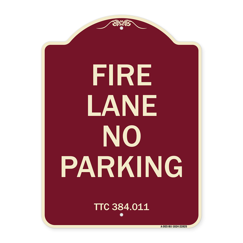 Texas Fire Lane No Parking