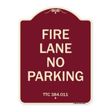 Texas Fire Lane No Parking