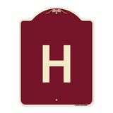 Sign with Letter H