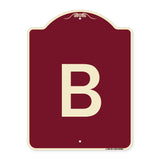 Sign with Letter B
