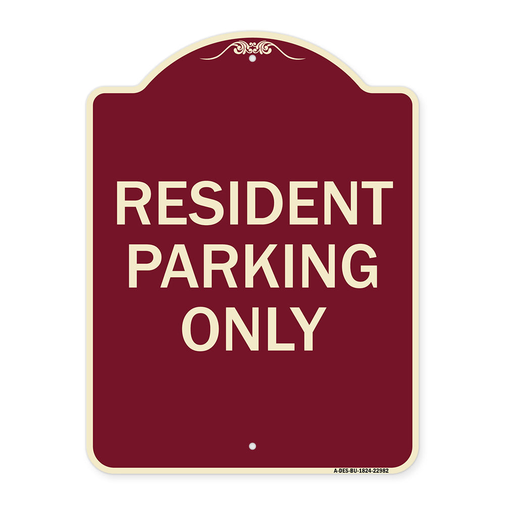Resident Parking Only