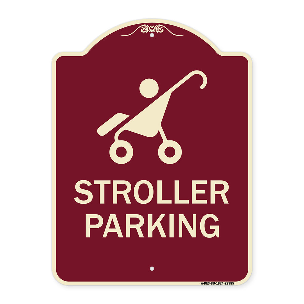 Reserved Stroller Parking (With Graphic)