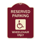 Reserved Parking Wheelchair Only (With Graphic)