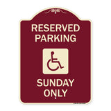 Reserved Parking Sunday Only (With Graphic