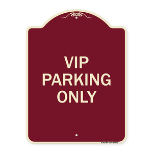 Reserved Parking Sign VIP Parking Only