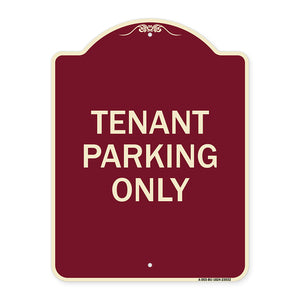 Reserved Parking Sign Tenant Parking Only