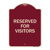 Reserved Parking Sign Reserved Parking for Visitors