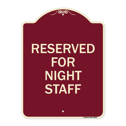 Reserved Parking for Night Staff