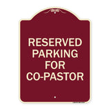 Reserved Parking for Co-Pastor