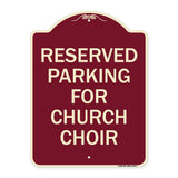 Reserved Parking for Church Choir
