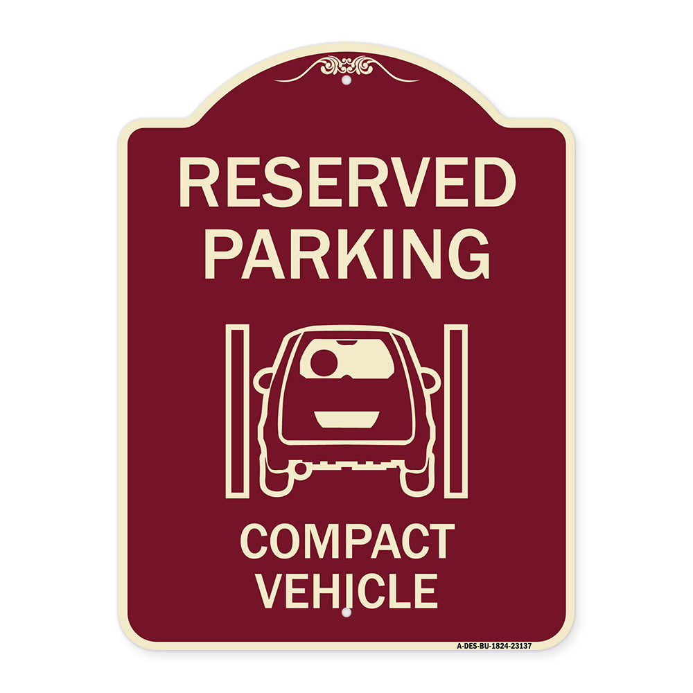 Reserved Parking Compact Vehicle