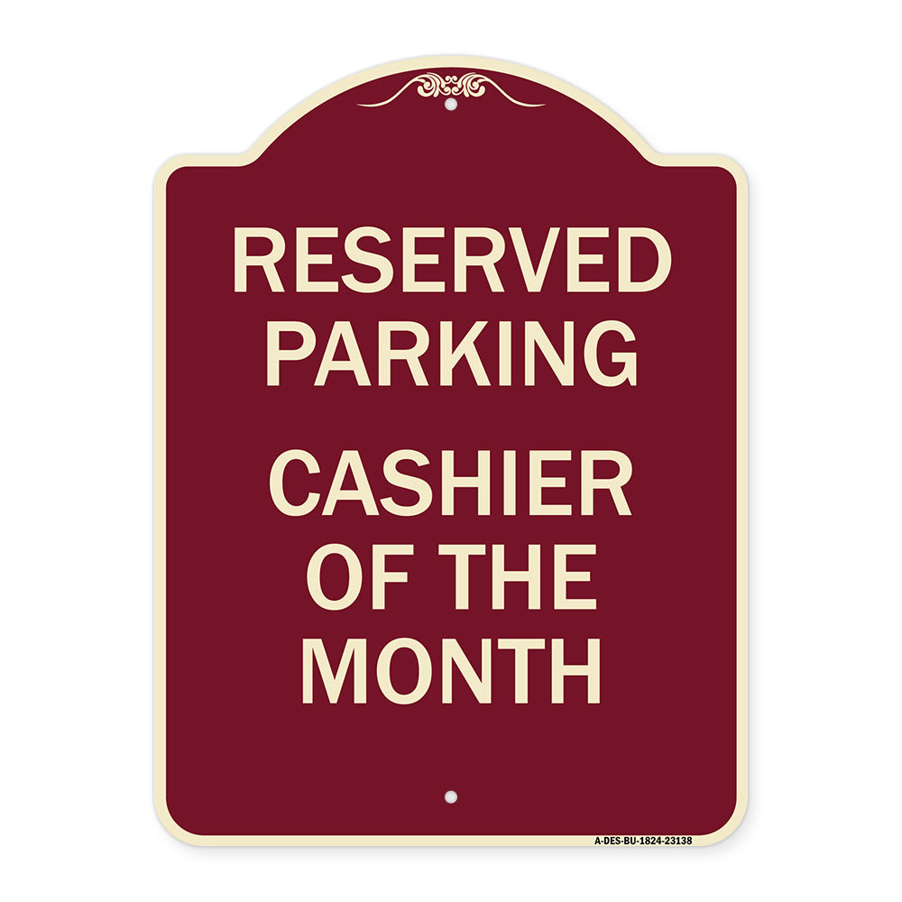 Reserved Parking Cashier of the Month