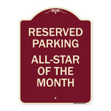 Reserved Parking All - Star of the Month