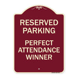 Reserved Parking - Perfect Attendance Winner