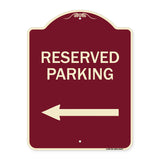 Reserved Parking (Left Arrow)