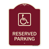Reserved Parking (Handicapped Symbol) (Blue)