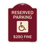 Reserved Parking $250 Fine (With Graphic)