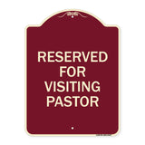 Reserved for Visiting Pastor