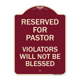 Reserved for Pastor Violators Will Not Be Blessed