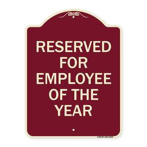 Reserved for Employee of the Year