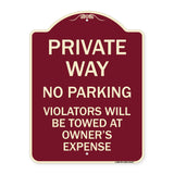 Private Way Violators Will Be Towed Away