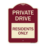 Private Drive Sign Private Drive - Residents Only