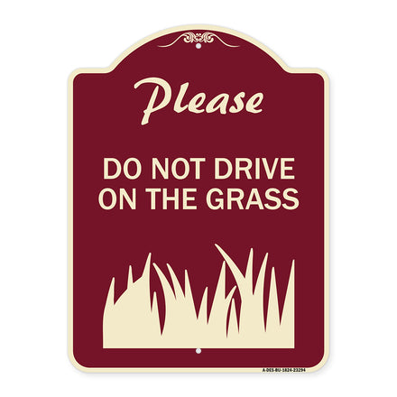 Please Do Not Drive on the Grass