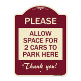 Please - Allow Space for 2 Cars to Park Here Thank You!