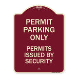 Permit Parking Only Permits Issued by Security