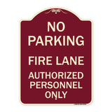 Parking Fire Lane Authorized Personnel Only