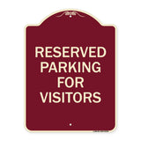 Parking Space Reserved Sign Parking Reserved for Visitors