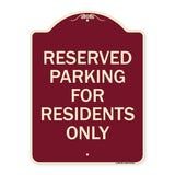 Parking Space Reserved Sign Parking Reserved for Residents Only