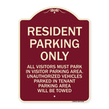 Parking Sign Resident Parking Only