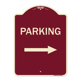 Parking Sign (Right Arrow)