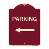 Parking Sign (Left Arrow)