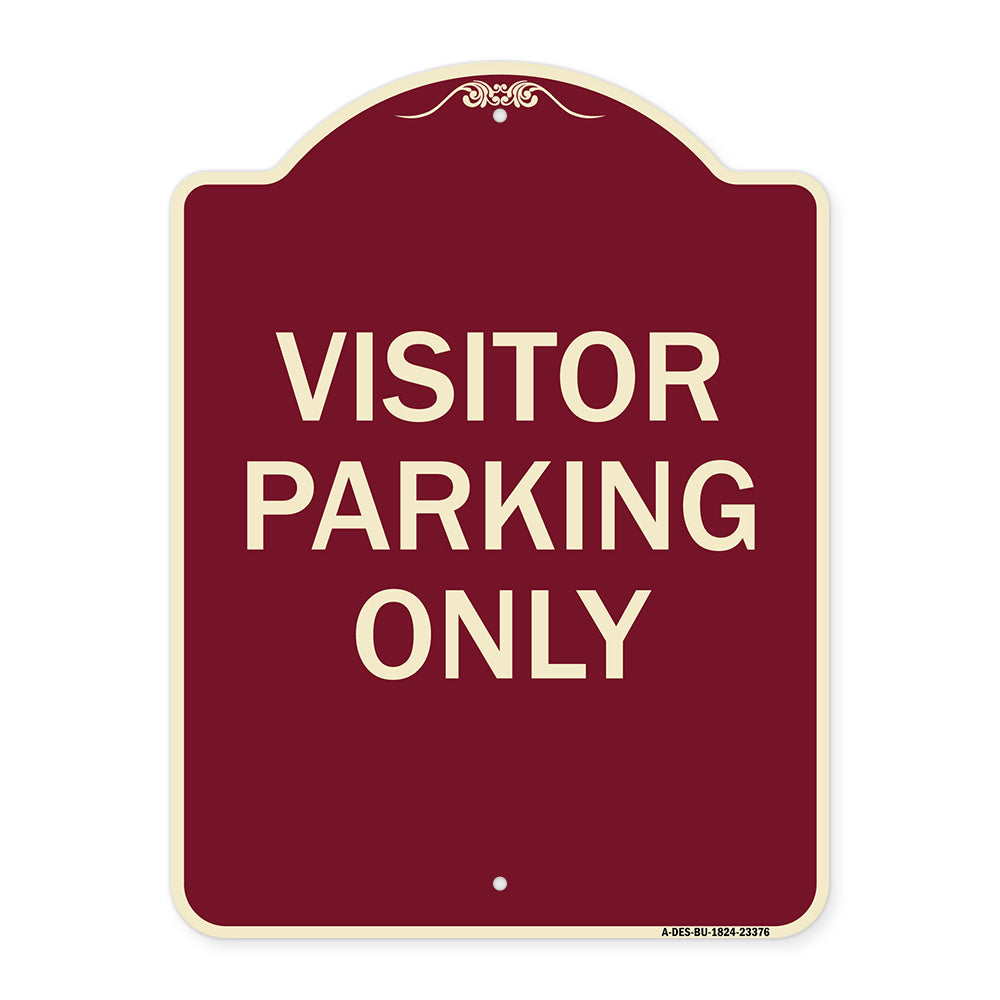 Parking Reserved Sign Visitor Parking Only