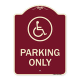 Parking Only (With New Access Symbol)