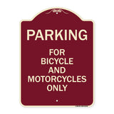 Parking for Bicycles and Motorcycles Only