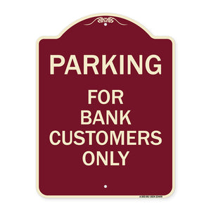 Parking for Bank Customers Only