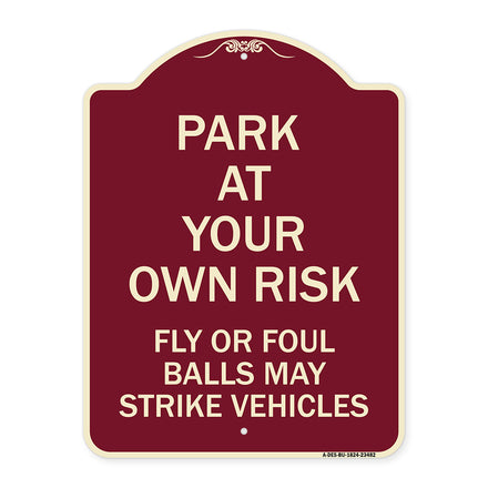 Park at Your Own Risk Fly or Foul Balls May Strike Vehicles