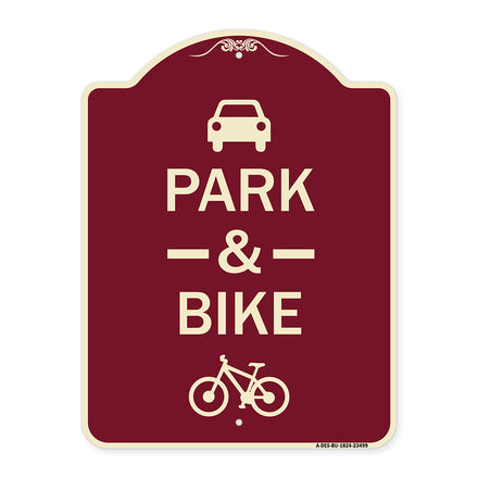 Park & Ride (With Bicycle Graphic