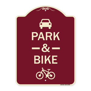 Park & Ride (With Bicycle Graphic