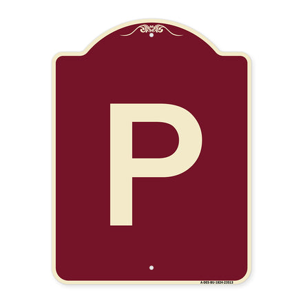 P Symbol (Parking Sign)
