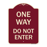 One Way Do Not Enter