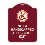 Not A Handicapped Accessible Exit (With Graphic)