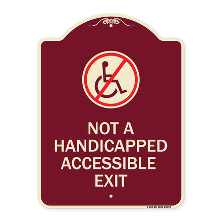 Not A Handicapped Accessible Exit (With Graphic)